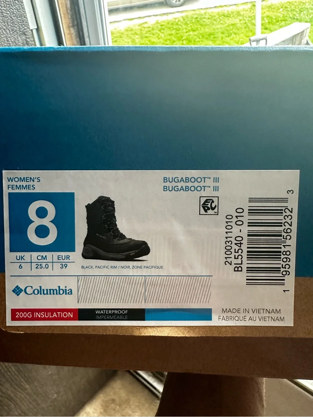 Columbia 200g Insulated Waterproof Winter Boots